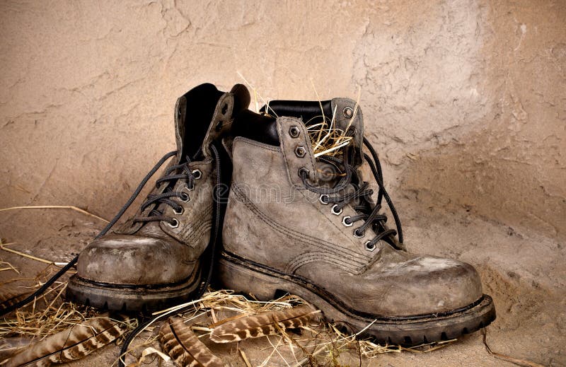 Old boots stock photo. Image of pair, fashioned, obsolete - 23305332