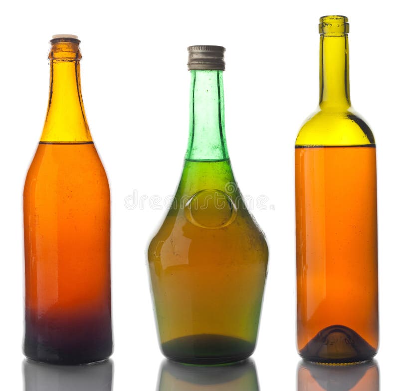 Old bottles stock image. Image of background, transparent 15451393