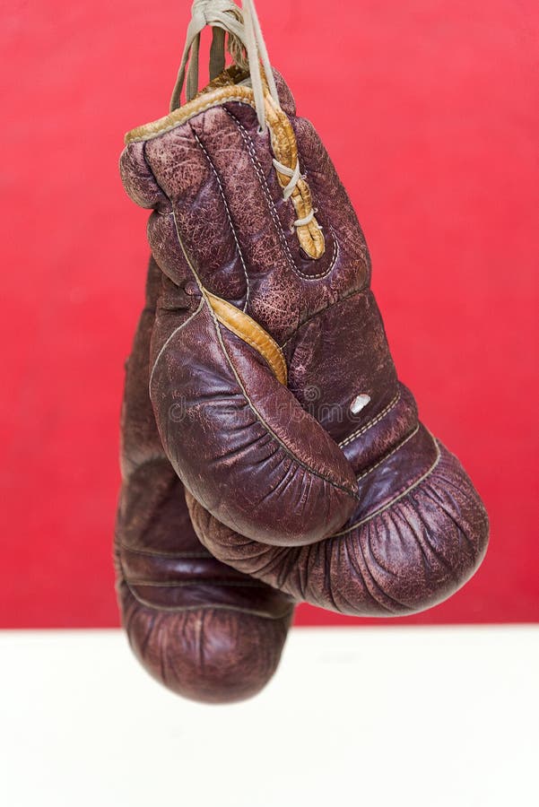 Old Boxing gloves. stock image. Image of boxing, dispute 84547577
