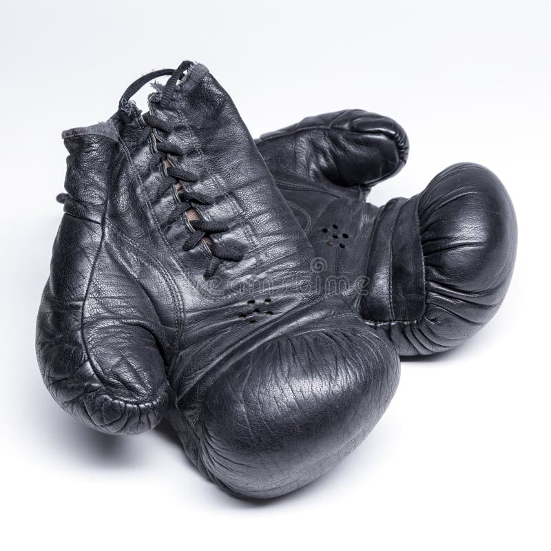 Old boxing gloves stock photo. Image of conflict, sporting 198192794