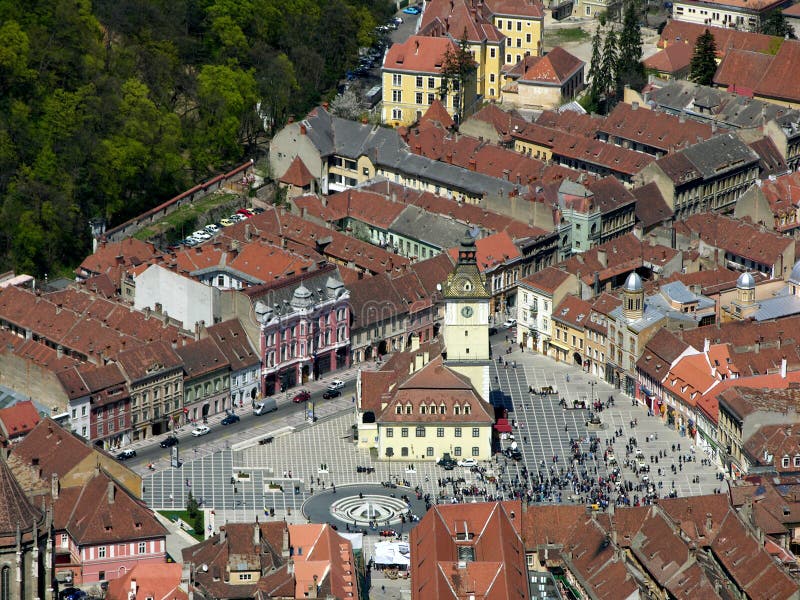 Old Brasov in Romania stock photo Old Brasov in Romania stock photo