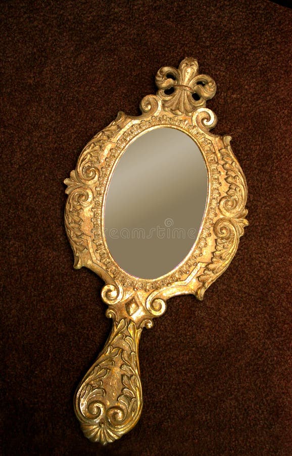 Antique Brass Hand Mirror Stock Photos Free & RoyaltyFree Stock