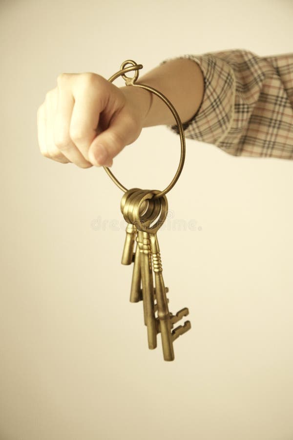 Old Brass Keys stock photo. Image of metal, wood, nails 7785720