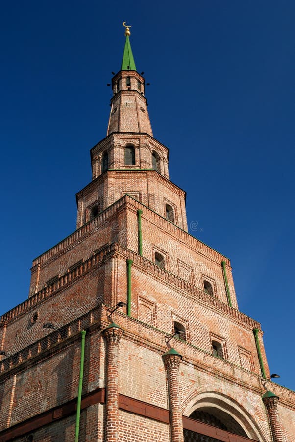 Old brick tower in Kazan (Tatarstan)