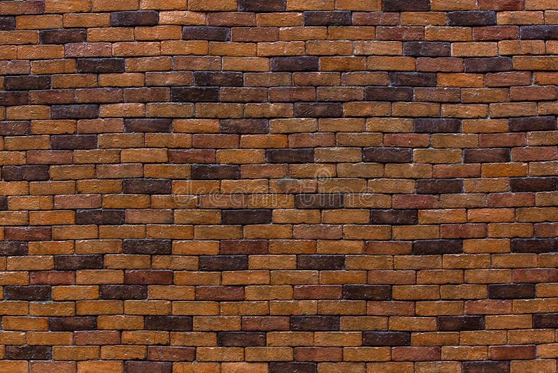 Old brick walls that are stacked in multiple layers stock photo