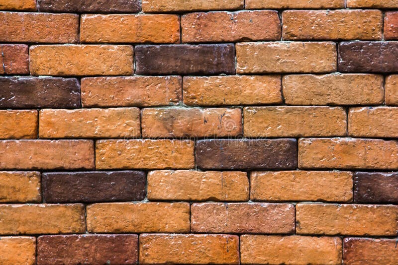 Old brick walls that are stacked in multiple layers stock photography