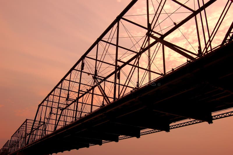 Old bridge stock photo
