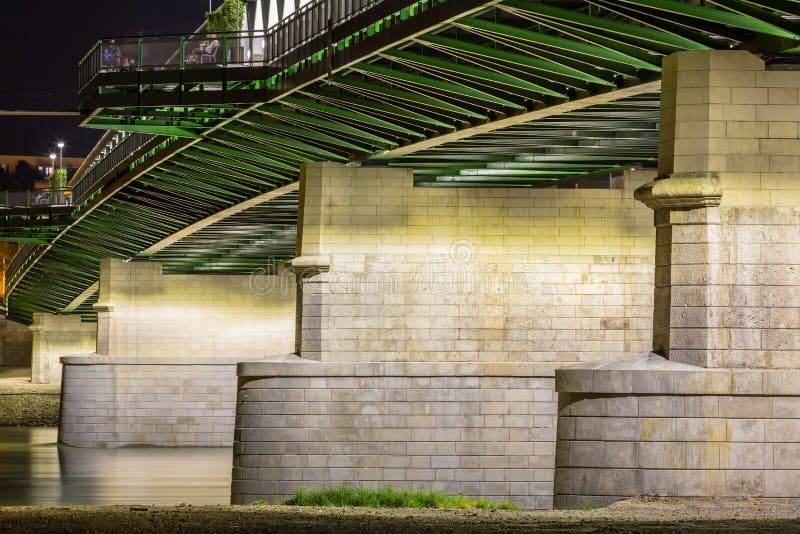 Old Bridge in detail. Bratislava, Slovakia