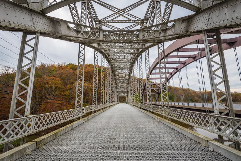 Old bridge over Loch Raven Reservoir on Paper Mill Road in Cockeysville, Maryland