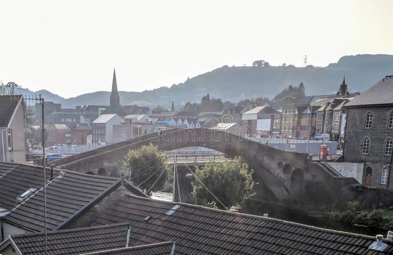 Old Bridge at Pontypridd Wales Stock Photo Image of bridge, ancient