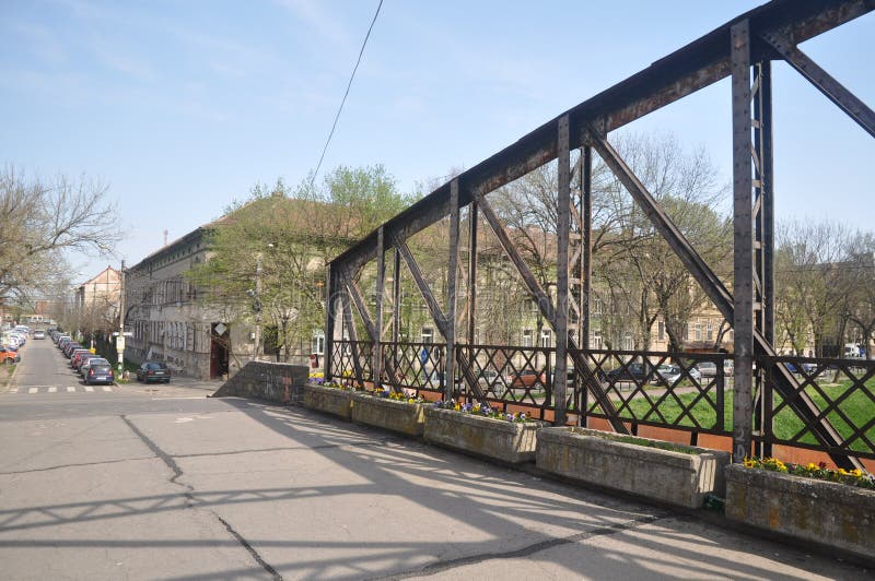 Old bridge from Timisoara Romania royalty free stock photos