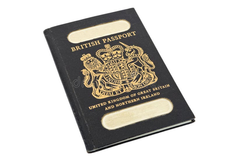 Old British Passport stock photo. Image of crown, gold - 12643596