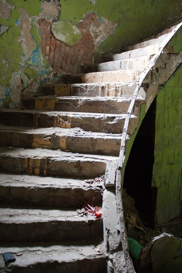 Old broken staircase