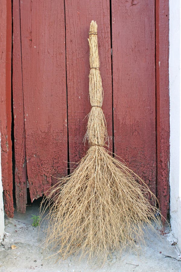 Old broom stock image. Image of object, sweeping, home 20126991