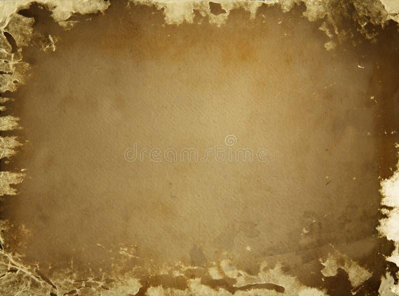 Old brown paper background stock illustration
