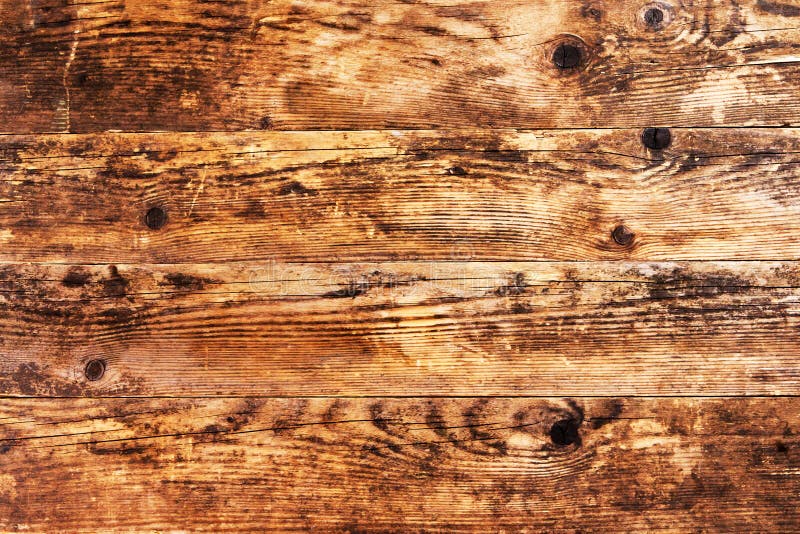 Old brown wooden background and nothing else.