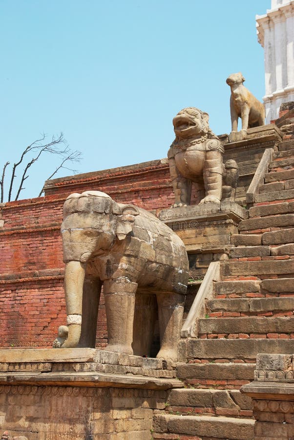 Old buddhistic statues