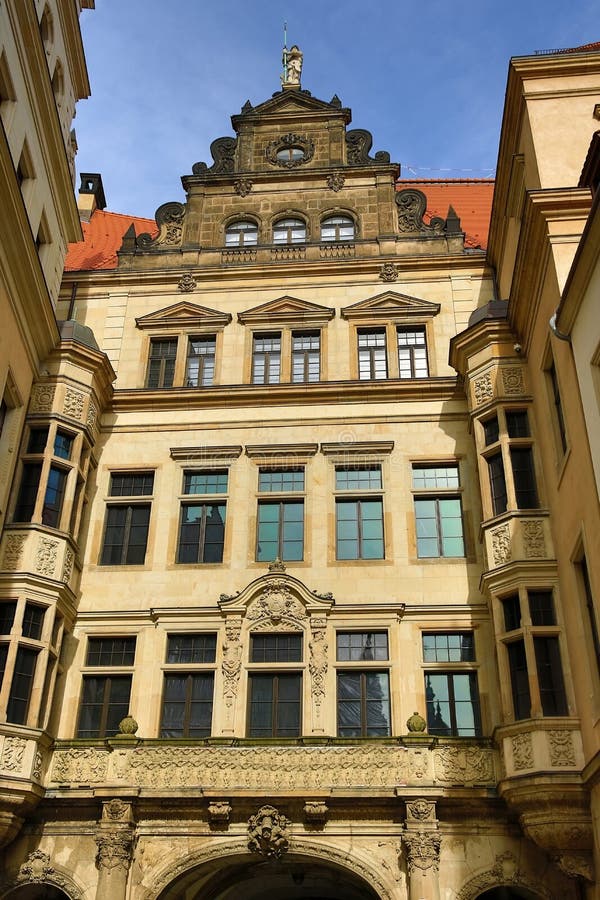 Old Buildings In Center Of City Dresden, Germany Stock Photo Image of