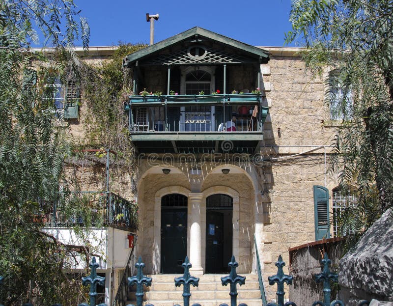 Old Building in German Colony. Jerusalem Stock Image Image of history
