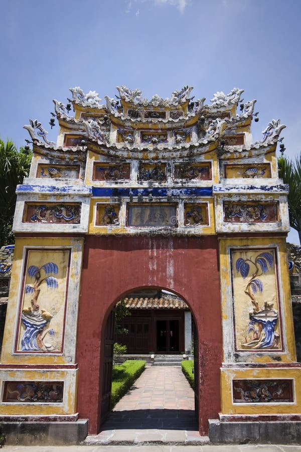 Old building in Hue in vietnam