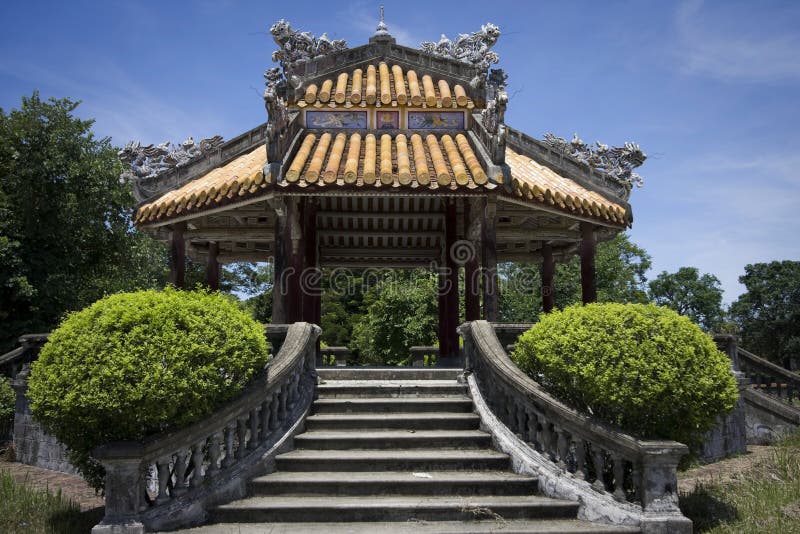 Old building in Hue in vietnam