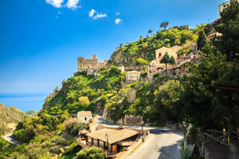 Old buildings in Savoca, Sicily