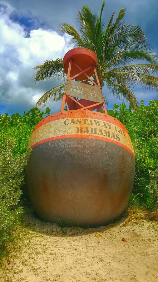 Buoy on Castaway Cay