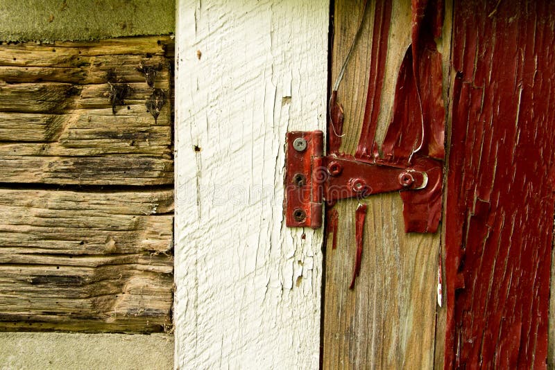 Old Cabin Door and Wall stock image. Image of hinge, cabin 21281509