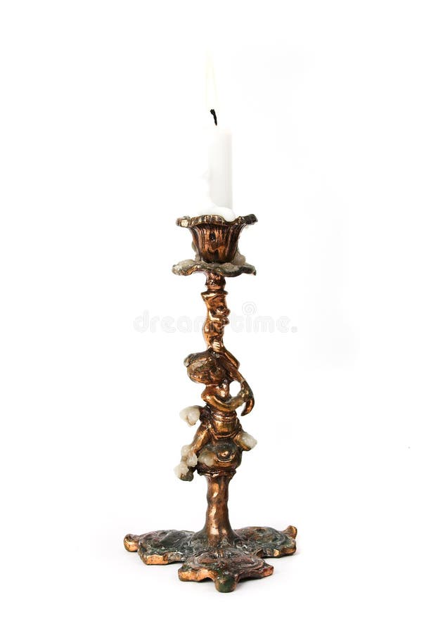 Old candlestick stock photo. Image of candlestick, light 2968460