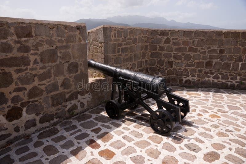 Old Cannon used as defense system at Fort Shirley