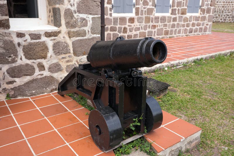 Old Cannon used as defense system at Fort Shirley