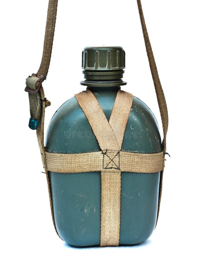 The old canteen stock photo. Image of metal, retro, water 22657948