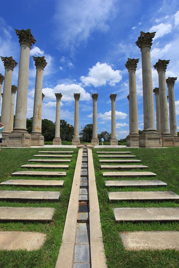 Old Capital Columns Washington Dc Editorial Stock Photo Image Of