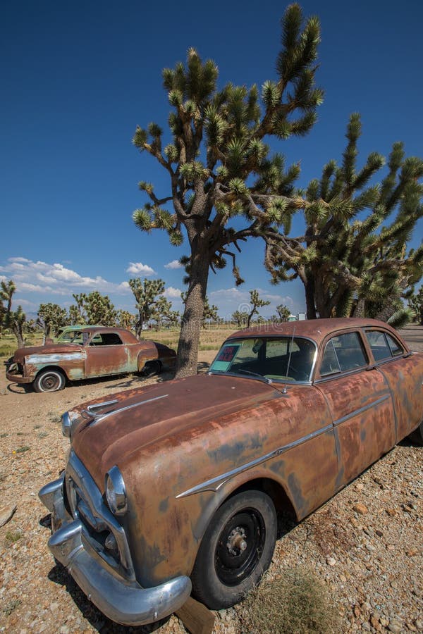 Old Car Abandoned in Arizona Desert