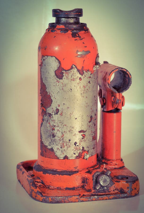 Old car jack. stock image. Image of auto, repair, wrench 45475223