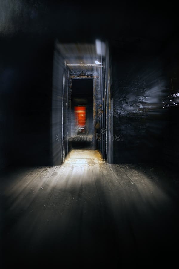 Old carriage interior with light intruding