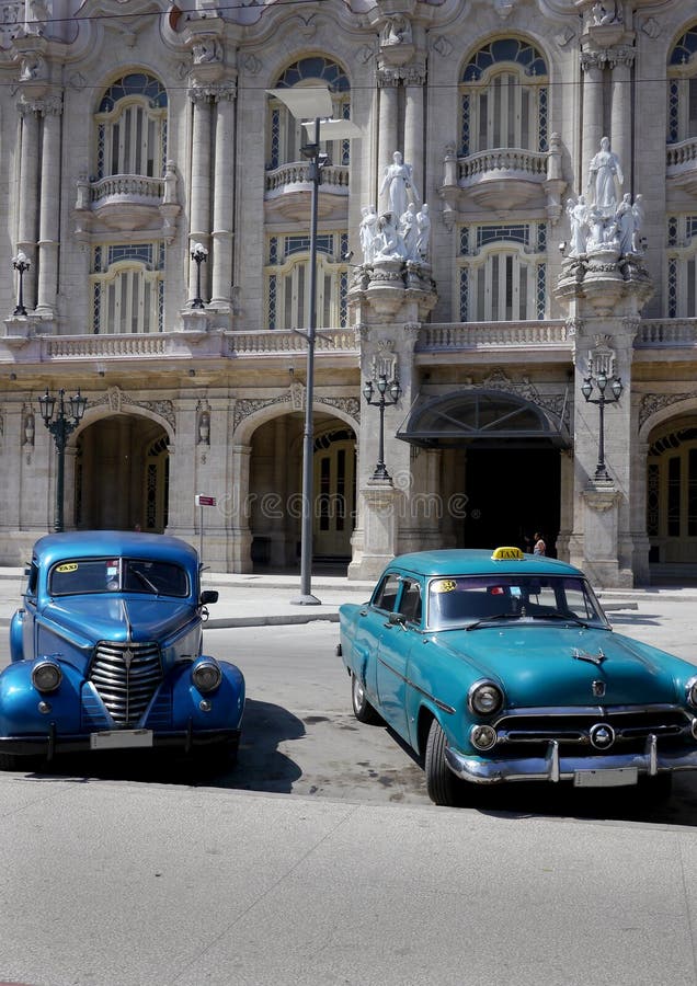 Old cars in Havana, Cuba editorial stock image. Image of fashioned