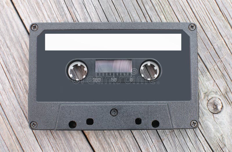 Old cassette stock image. Image of cassette, label, wood - 23712537
