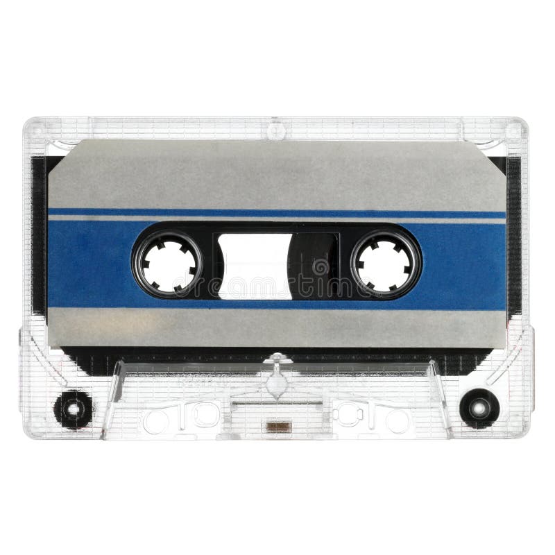 Old Cassette Isolated On White Picture. Image 6552225