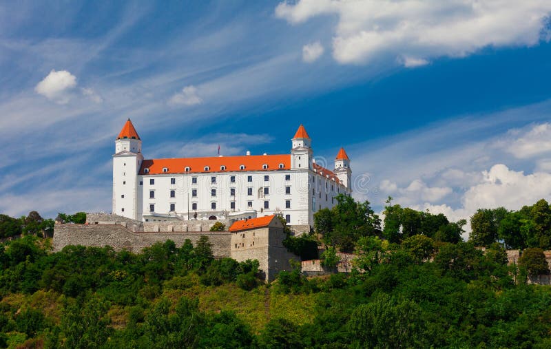 Old Castle in Bratislava on a Sunny Day