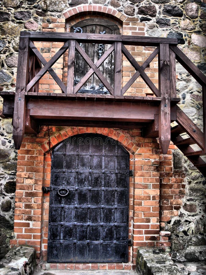 old castle doors