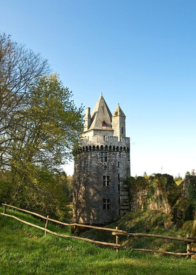 Old castle tower in Largoet