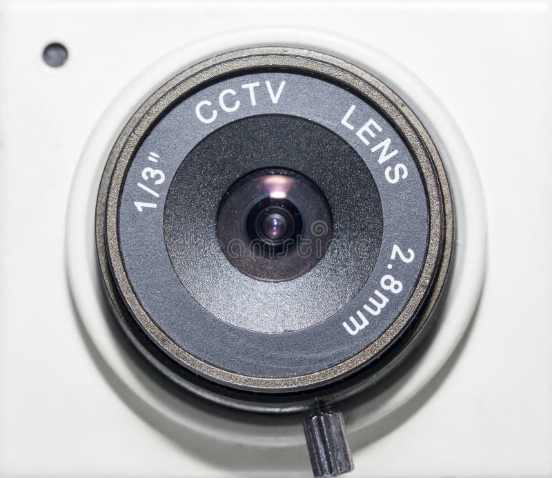 Old CCTV Camera Lens stock image. Image of look, system 52051083