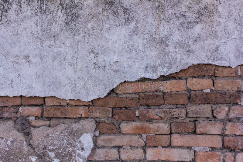 Old Cement Wall Brick Texture Stock Photo - Image of text, building