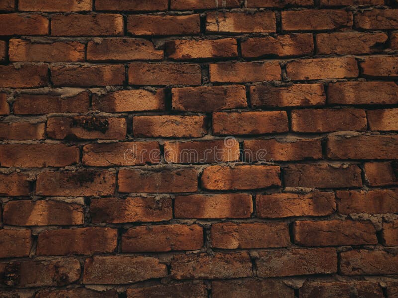 Old Cemented Brick Wall Background Stock Photo - Image of building, broken:  182212146
