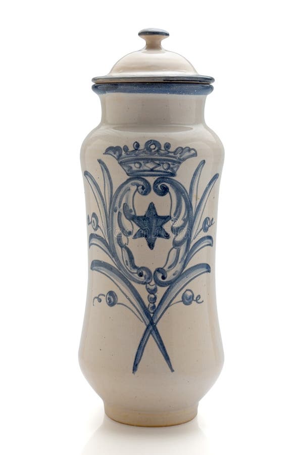 Old ceramic canister