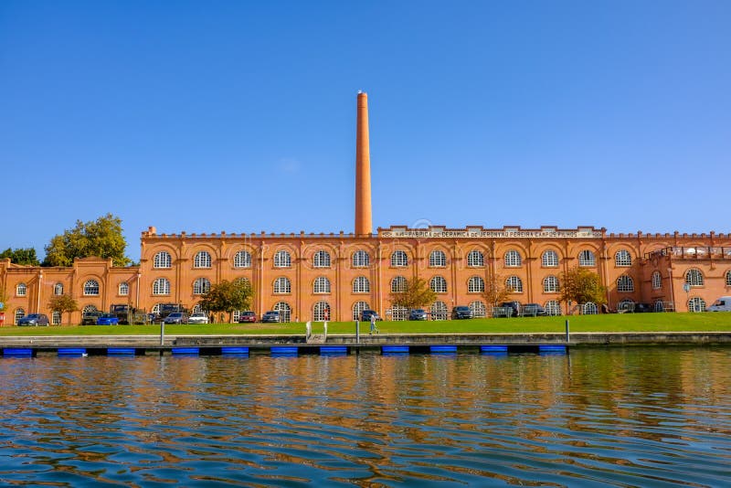 Old Ceramic Factory Building, Aveiro, Portugal. Stock Image Image of