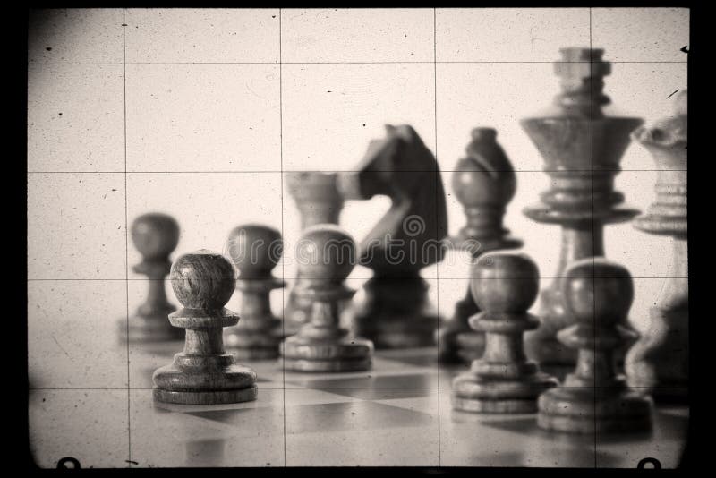 Wooden White Queen and Black Rooks Chess Pieces Stock Image - Image of  challenge, queen: 39091035