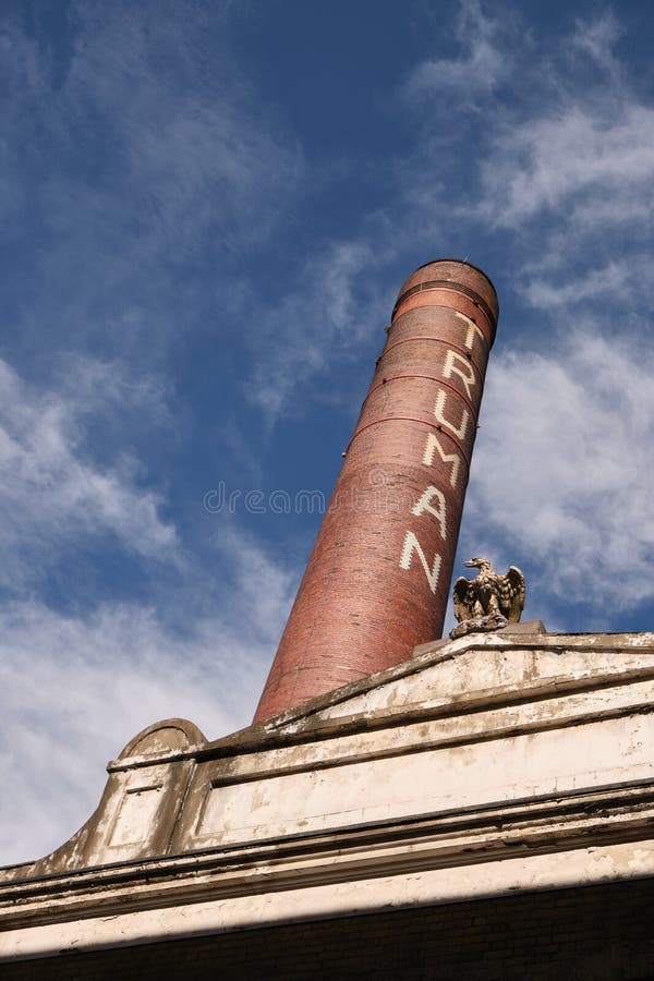 The old chimney of the former Truman Brewery plant