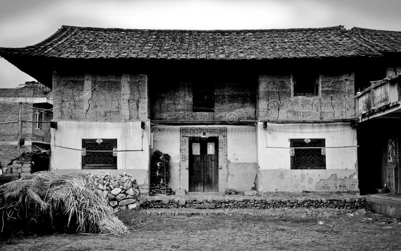 Old Chinese house stock photo. Image of poor, china, farm 24306664